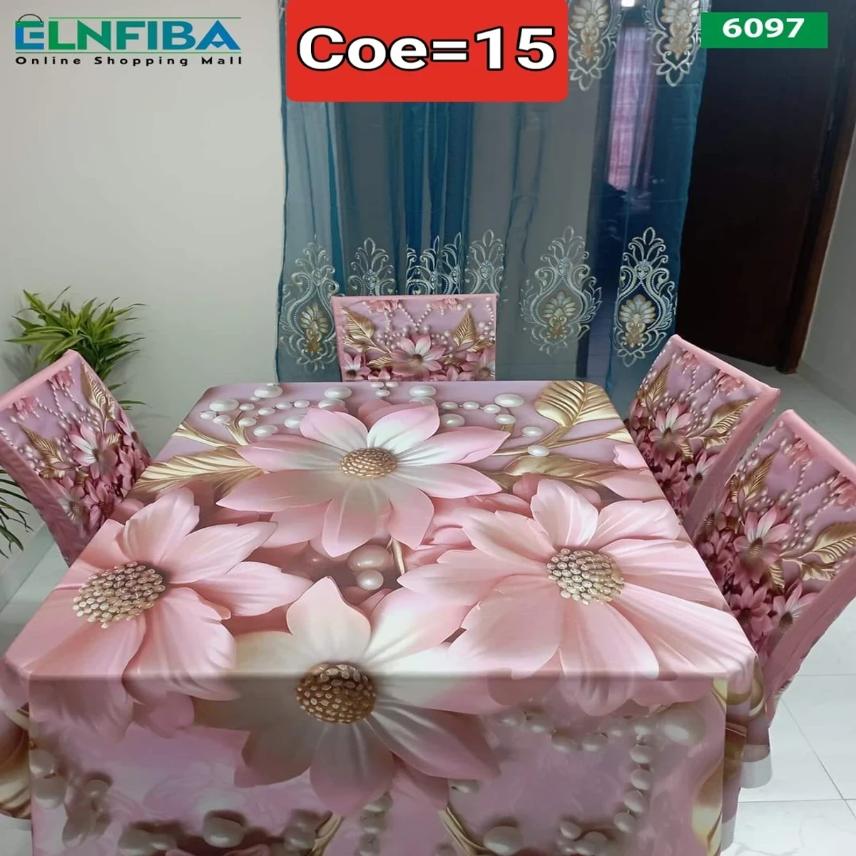 3D Pint Dining Table and Chair Cover Code = 15